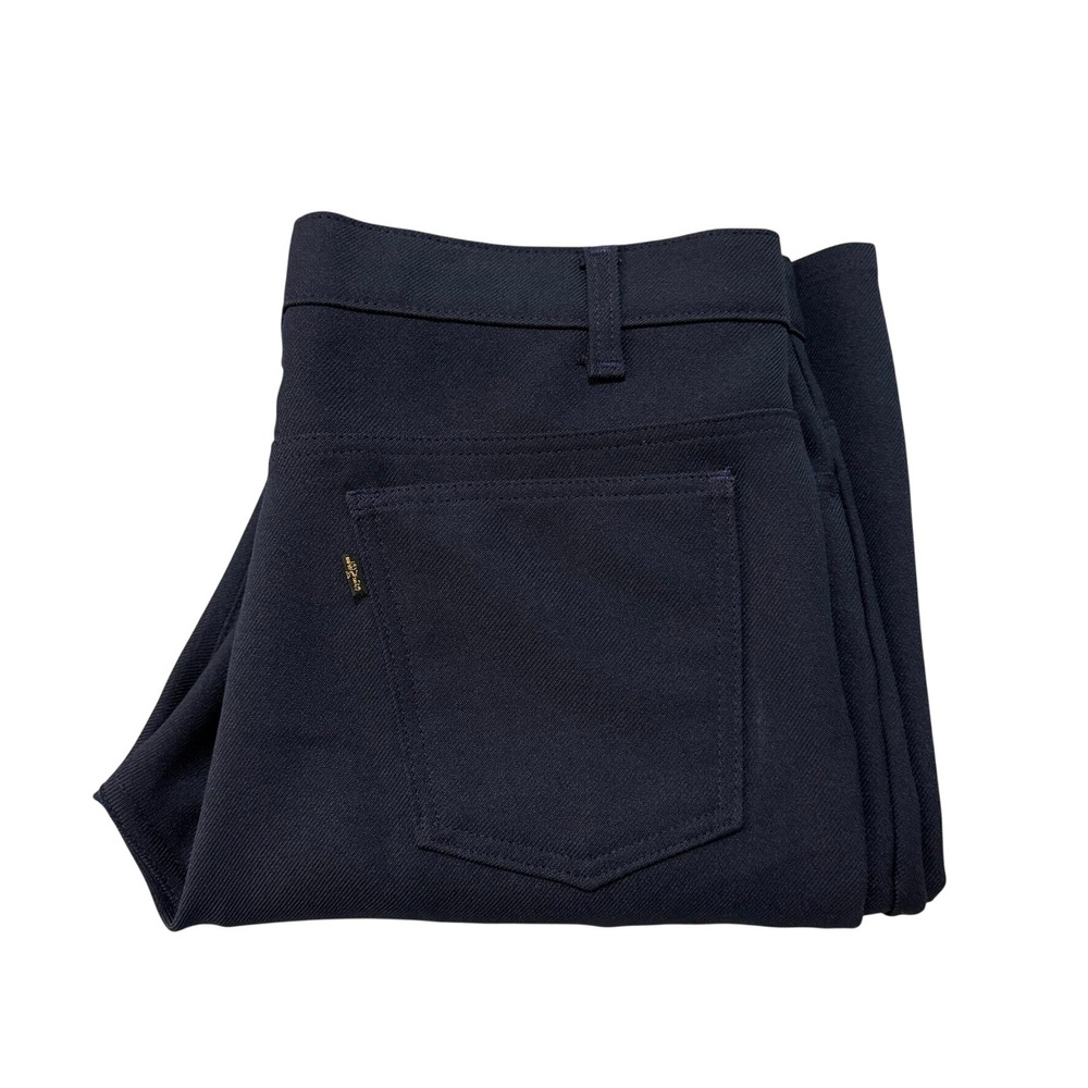 Vintage Levis Mens 38x30 Pants Navy Blue Dress Pants Retro USA Bootcut Sta Prest